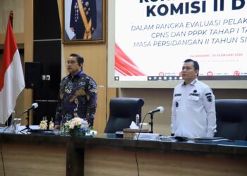 Pj Gubernur Sumsel dan Komisi II DPR RI Bahas Evaluasi Seleksi CPNS dan PPPK 2024