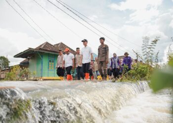 Tiga Kecamatan Terendam Banjir, Bupati OKI Salurkan Bantuan
