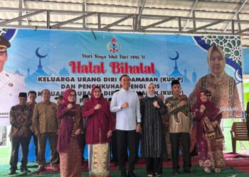 Bupati Muchendi Kukuhkan Kepengurusan Keluarga Urang Diri Pedamaran